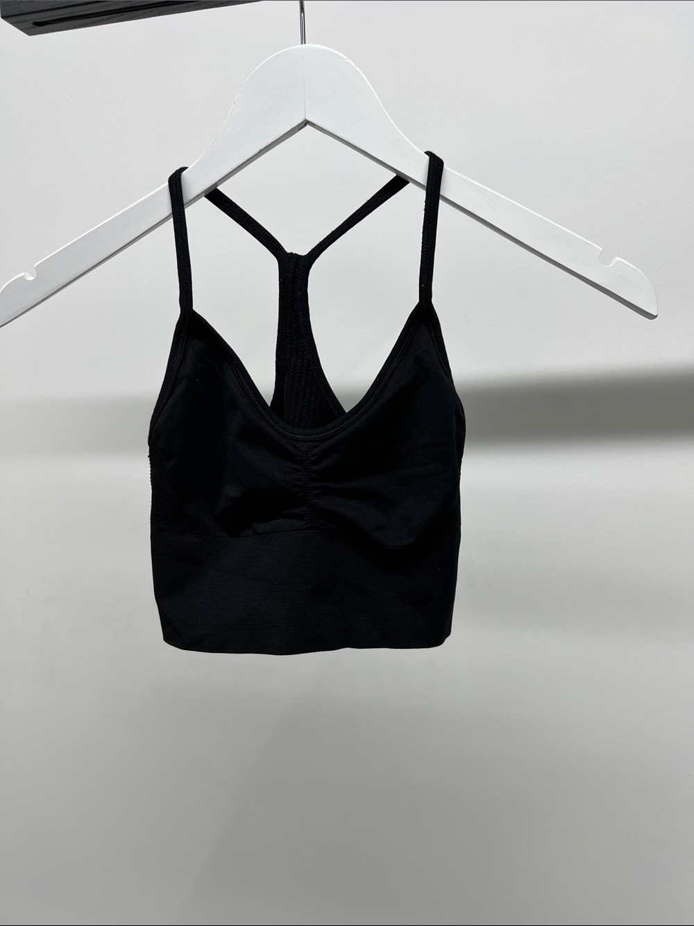 Black Racerback Sports Bra